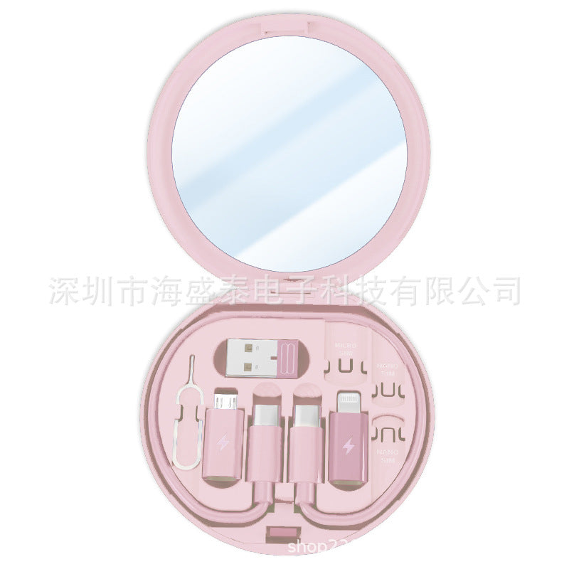 📱5-in-1 Multi USB Charging Adapter Cable Kit-Supports 66W PD