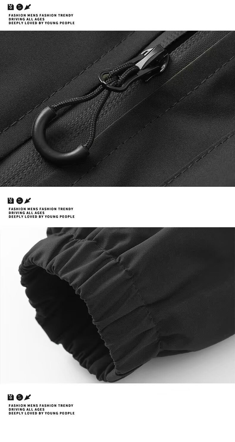 Herrjacka Med Enfärgad Design Och Friluftsstil - ohneen