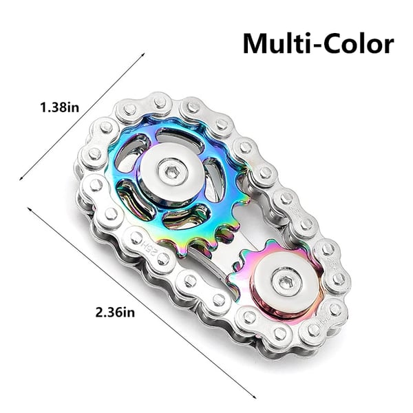 Durable Top Gear Gyro Fidget Toy With Finger - Perfect Gift for Teens and Adults