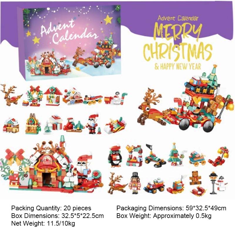 Jul Diy-Montering Byggkloss Blindlåda - ohneen