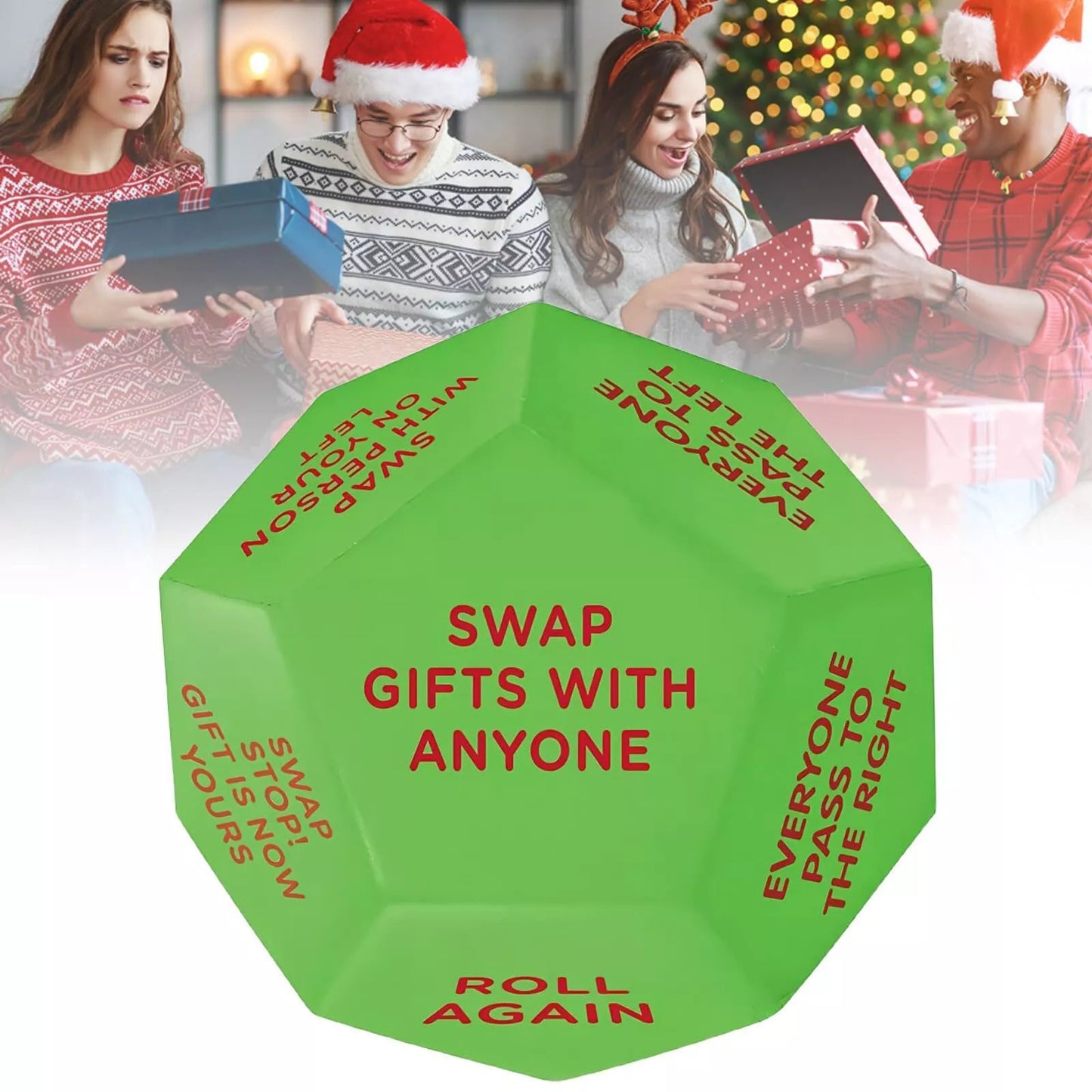 🎲 Santa Swap Gift Exchange Dice Game | Holiday Party Game for Families 🎁