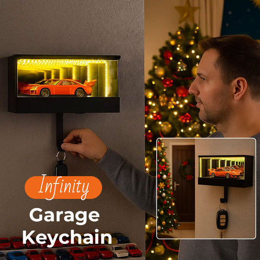 🎅 Oändlig Garage Nyckelring – den perfekta julklappen för bilälskare