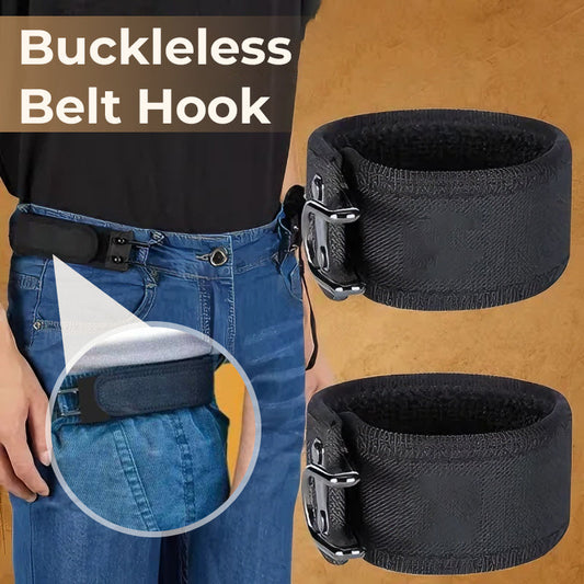 👖Buckleless Belt Hooks for Men – No Belt Buckle Needed, Pant Fit Clips, Adjustable Waistband Helper