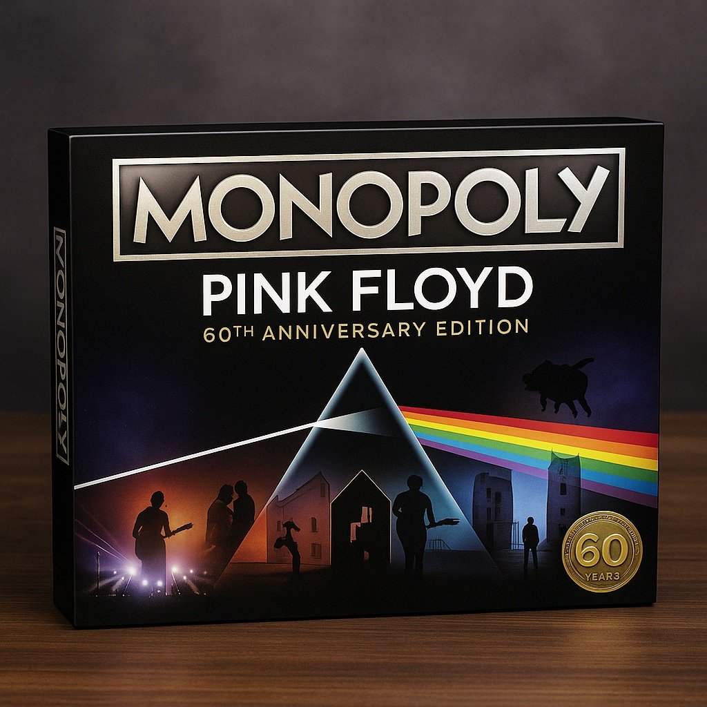 MONOPOLY: Pink Floyd 60th Anniversary Edition Game | Official Collector's Board Game
