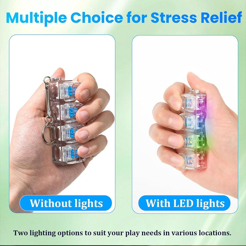 🎮Unzip The Four-button Mechanical Keyboard Keychain