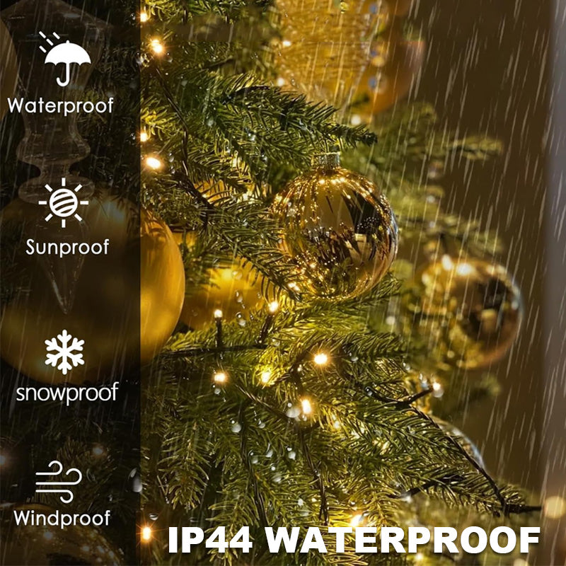🎄 Led-Ring Julgransbelysning Med Fem Uddar Och Stjärna