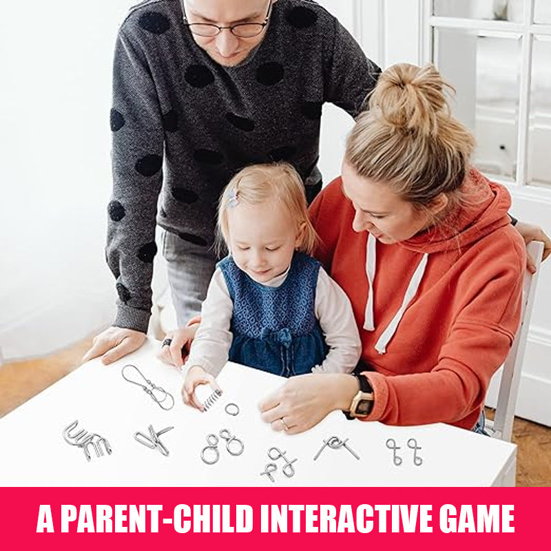 Nine-Link Luban Lock Intelligence Unlocking Game - ohneen