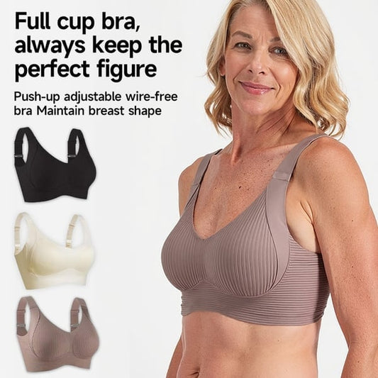 🎁 Last Day: Buy 1, Get 3 Packs Free! 🔥Super Supportive Bra | Wire-Free Push-Up Bra👍No More Sagging