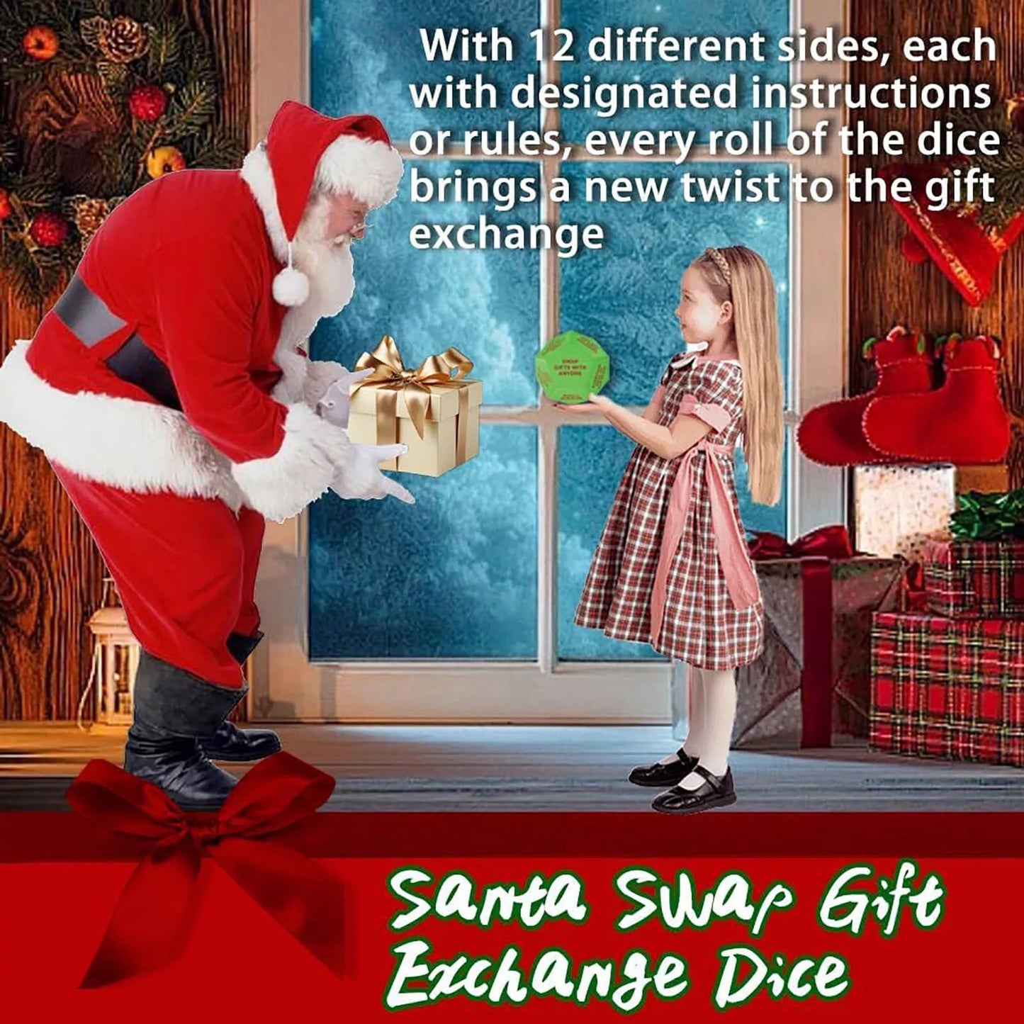 🎲 Santa Swap Gift Exchange Dice Game | Holiday Party Game for Families 🎁