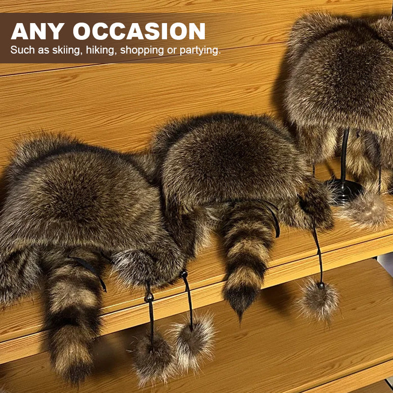 Imitation Raccoon Warm Hat