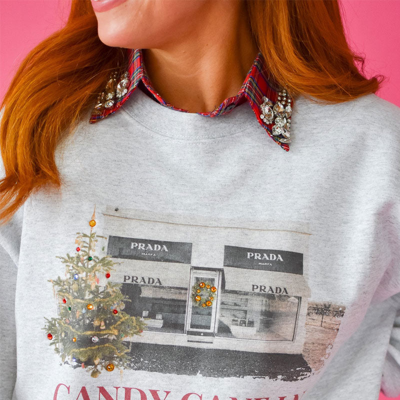 【✨ 2 plagg = FRI FRAKT!】🎄✨ Röd julrutig rhinestone avtagbar krage