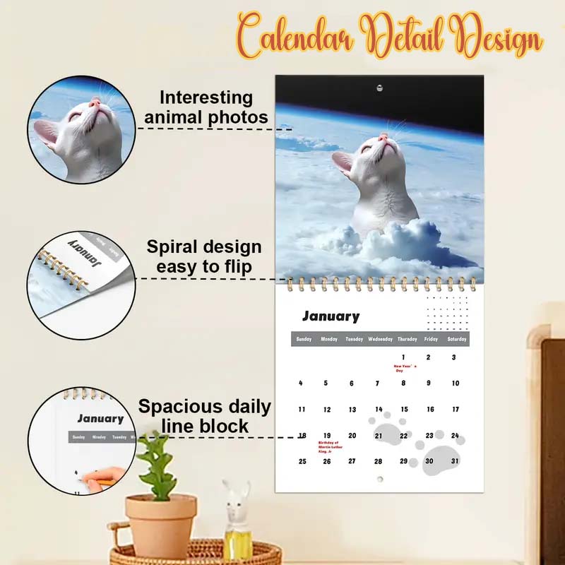 2026 Calendar – Country Farmhouse Wall Art and Monthly Planner 📅