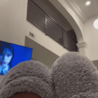 Knästrumpor med gåsdun till jul - ohneen