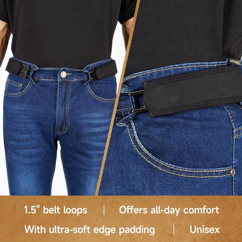 👖Buckleless Belt Hooks for Men – No Belt Buckle Needed, Pant Fit Clips, Adjustable Waistband Helper