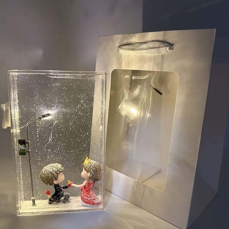 DIY Handmade Material Kit - Snow Night Light ❄️💡