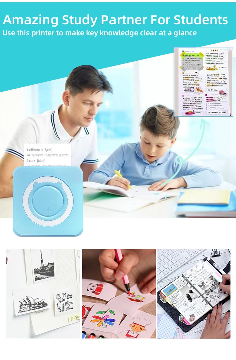 【Print 2.0】🎄❄️Miniskrivare För Fel Frågor