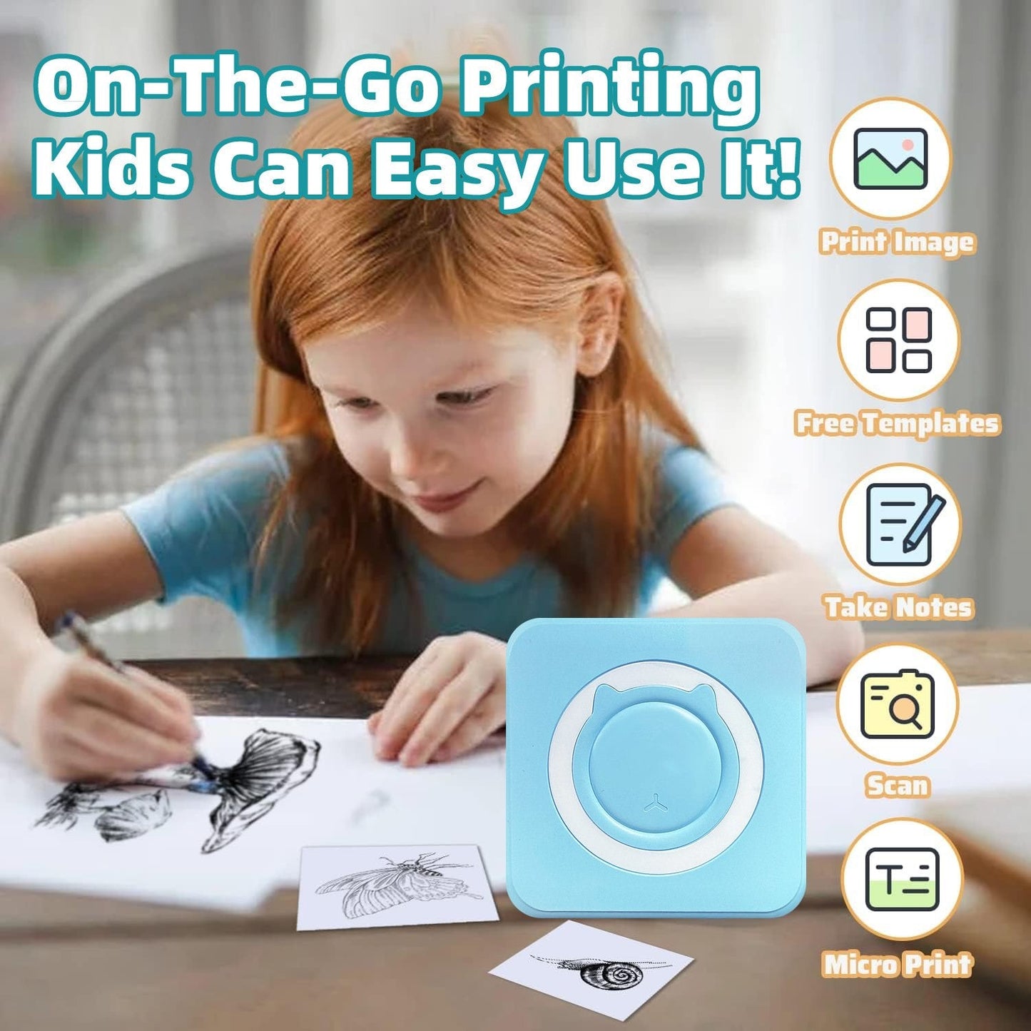 【Print 2.0】🎄❄️Miniskrivare För Fel Frågor