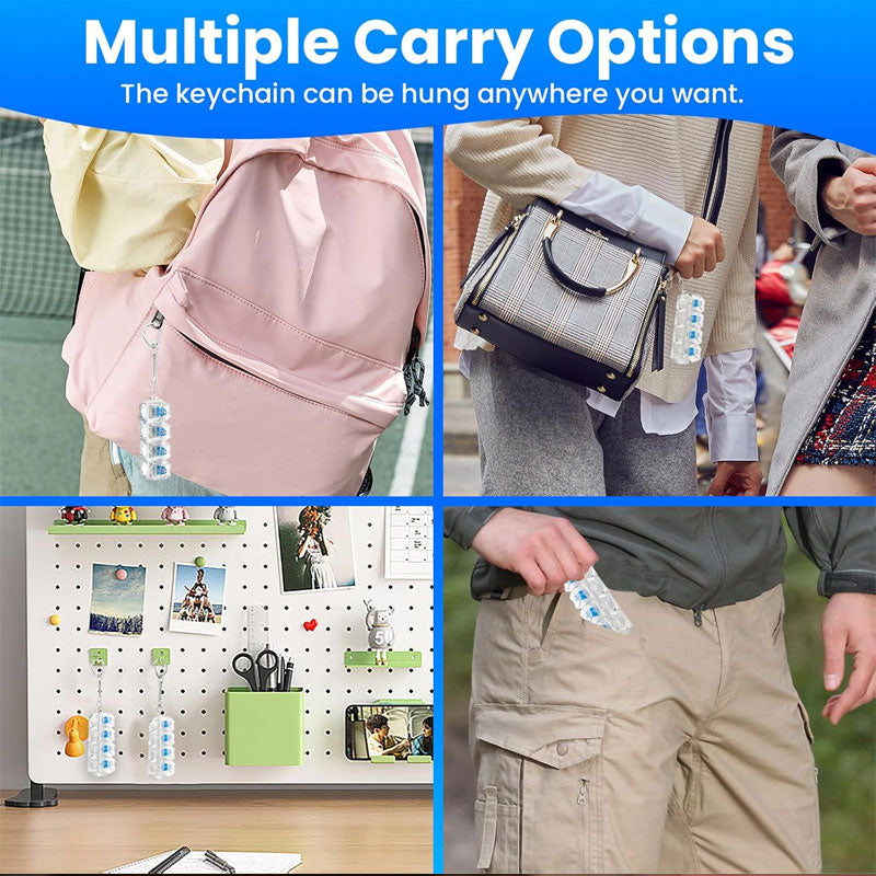 🎮Unzip The Four-button Mechanical Keyboard Keychain