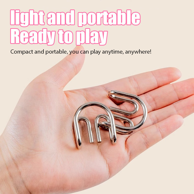 Nine-Link Luban Lock Intelligence Unlocking Game - ohneen