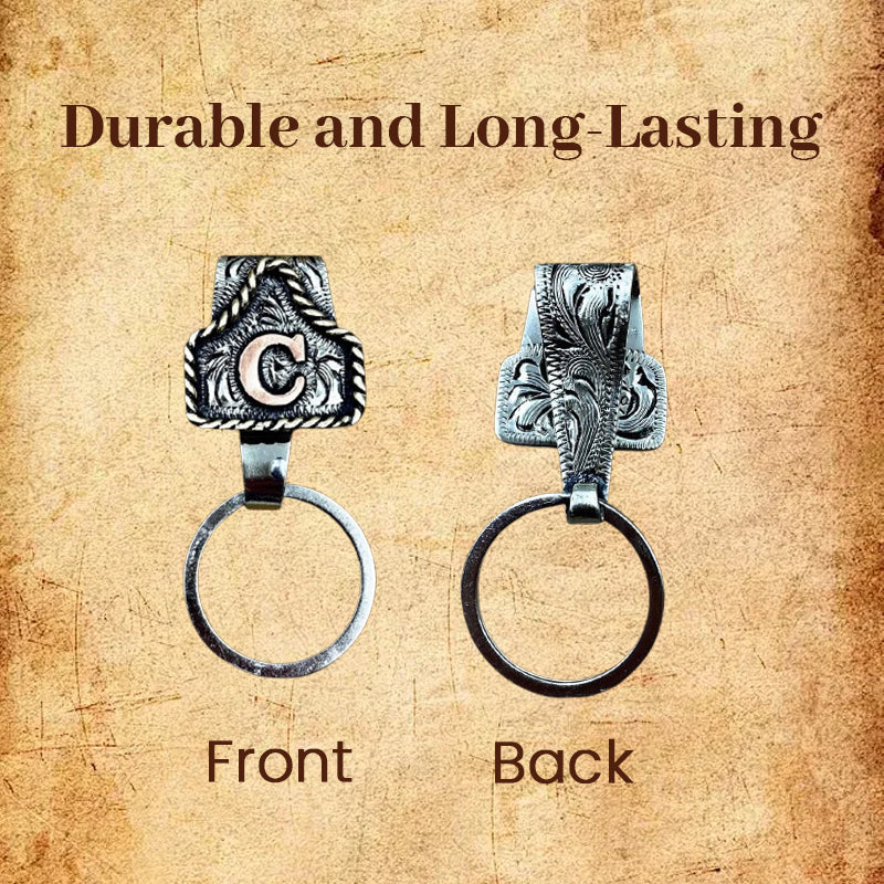 Western Initial Nyckelklämma - ohneen