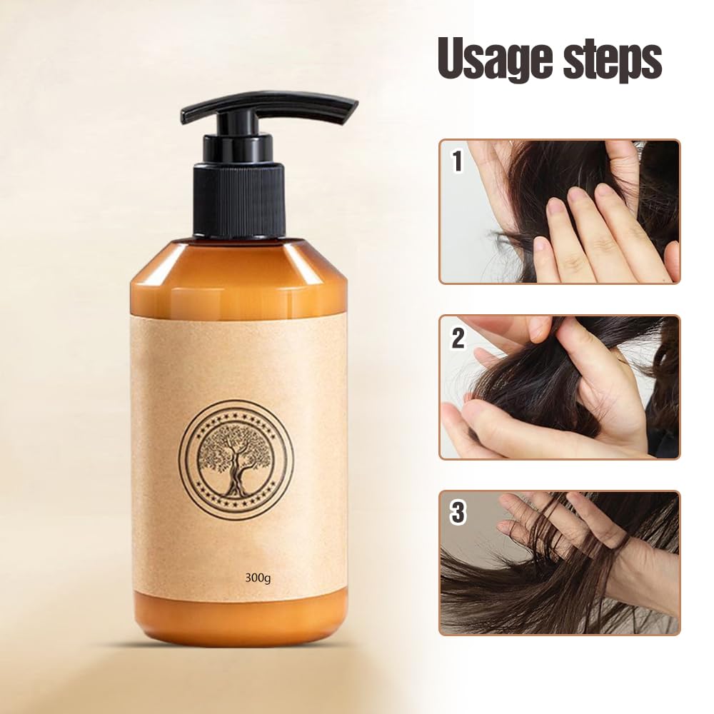 🔥Långvarig Styling, Marockansk Volym, Återfuktande Och Elastisk - ohneen