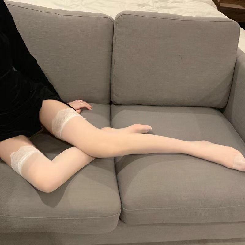 Överknälånga Spetsstrumpor - ohneen