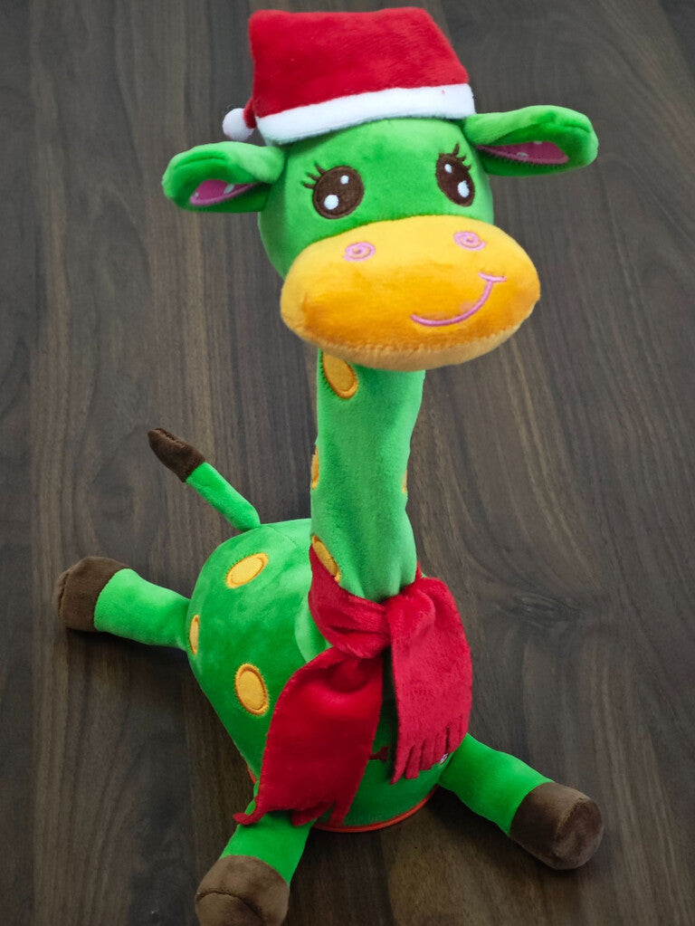 🎉 The Bestselling Musical Giraffe Teether – Musical Dancing Giraffe Stuffed Animal - Interactive Baby Toy that Repeats & Sings 🦒🎵🗣️