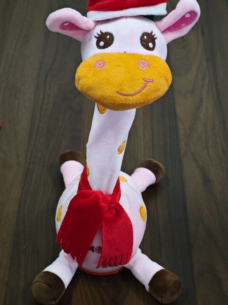 🎉 The Bestselling Musical Giraffe Teether – Musical Dancing Giraffe Stuffed Animal - Interactive Baby Toy that Repeats & Sings 🦒🎵🗣️