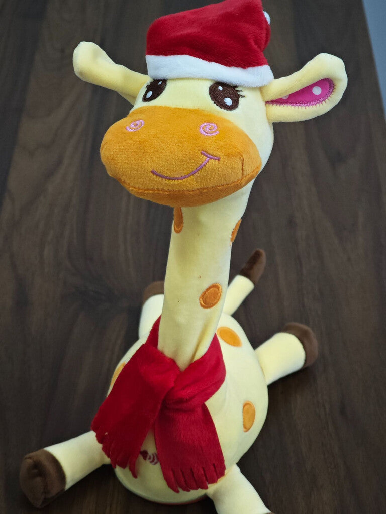 🎉 The Bestselling Musical Giraffe Teether – Musical Dancing Giraffe Stuffed Animal - Interactive Baby Toy that Repeats & Sings 🦒🎵🗣️