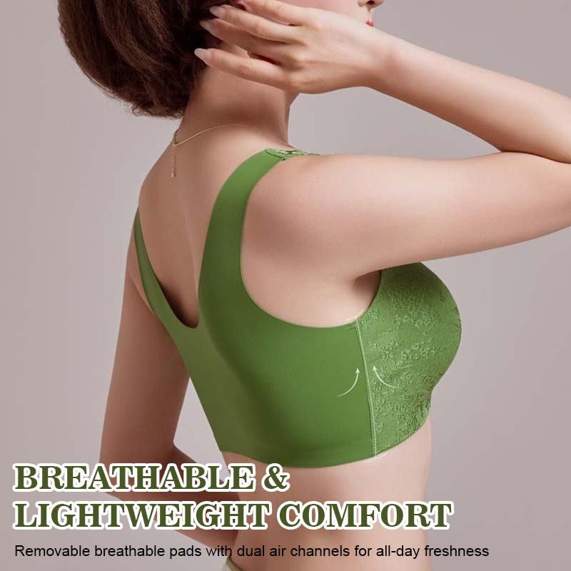 BH med främre stängning i präglad jacquard - ohneen