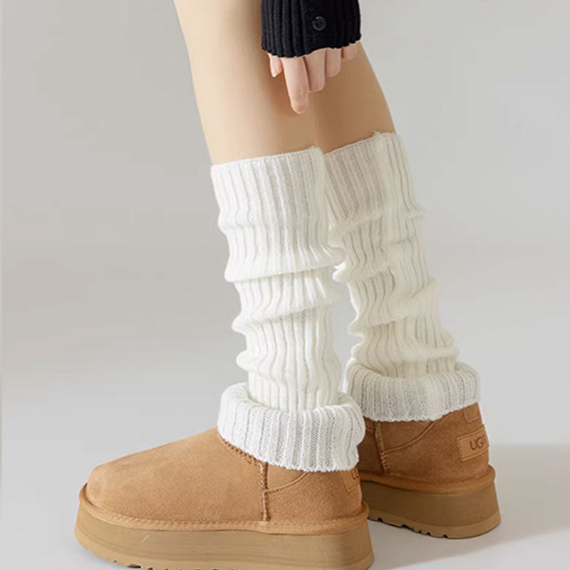 🩰Slouchy Calf Socks for Women – Soft, Over-the-Knee Socks, Anti-Slip Design,Chunky Knit Boot Socks, Cozy Over The Knee Socks for Winter & Boots