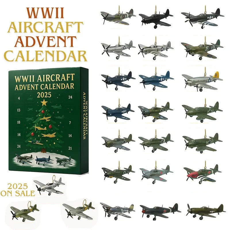 WWII Flygplansadventskalender 2025 – 24 dagar med ikoniska krigsflygplan - ohneen