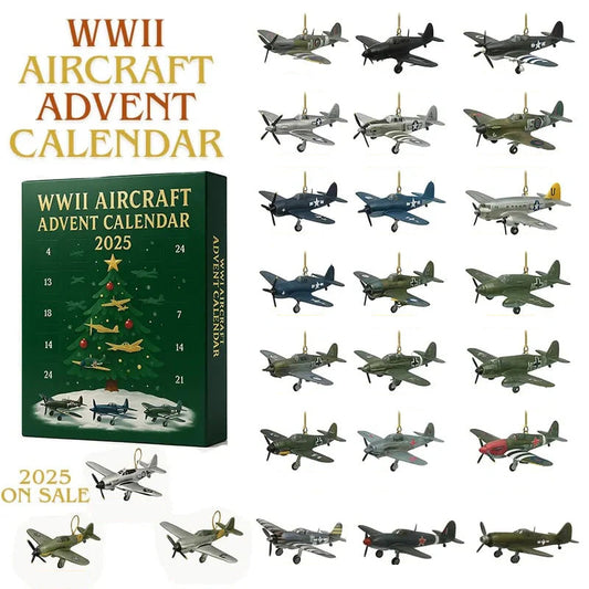 WWII Flygplansadventskalender 2025 – 24 dagar med ikoniska krigsflygplan - ohneen