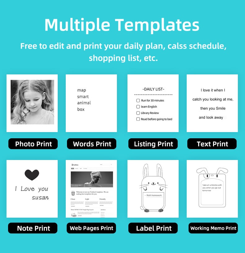 【Print 2.0】🎄❄️Miniskrivare För Fel Frågor