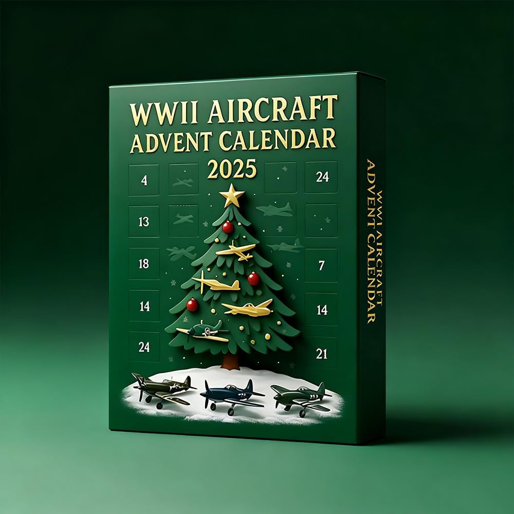 WWII Flygplansadventskalender 2025 – 24 dagar med ikoniska krigsflygplan - ohneen
