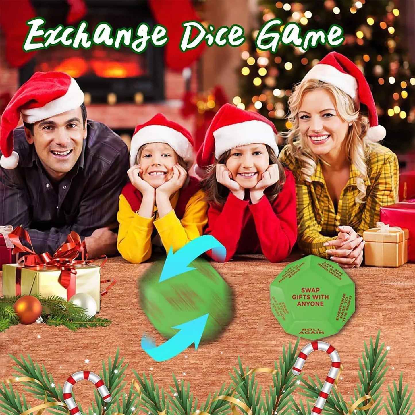 🎲 Santa Swap Gift Exchange Dice Game | Holiday Party Game for Families 🎁