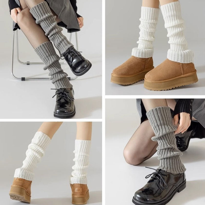 🩰Slouchy Calf Socks for Women – Soft, Over-the-Knee Socks, Anti-Slip Design,Chunky Knit Boot Socks, Cozy Over The Knee Socks for Winter & Boots