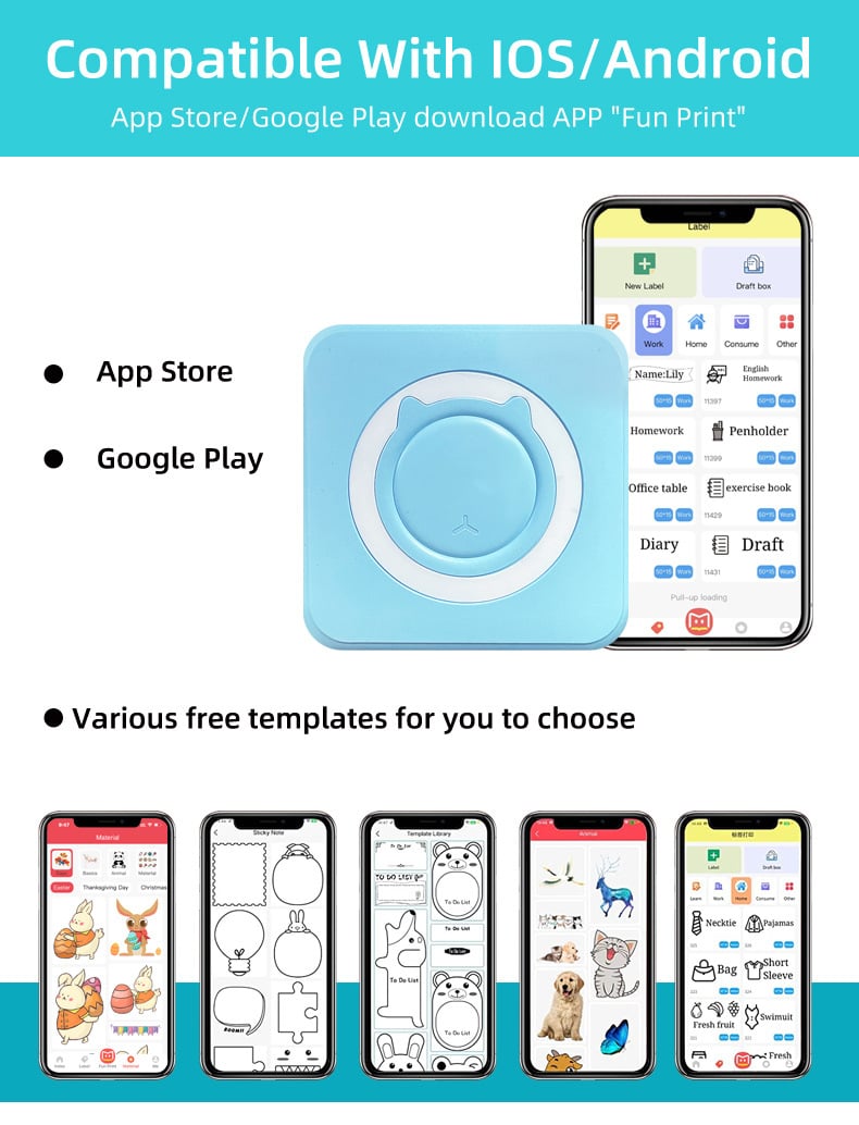 【Print 2.0】🎄❄️Miniskrivare För Fel Frågor