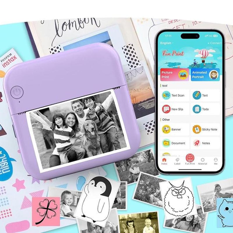 【Print 2.0】🎄❄️Miniskrivare För Fel Frågor