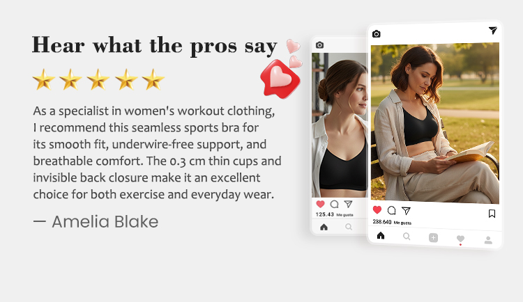 Seamless Comfort Bra for Women – Wire-Free, Naked Feeling, Yoga & Sleep Bra