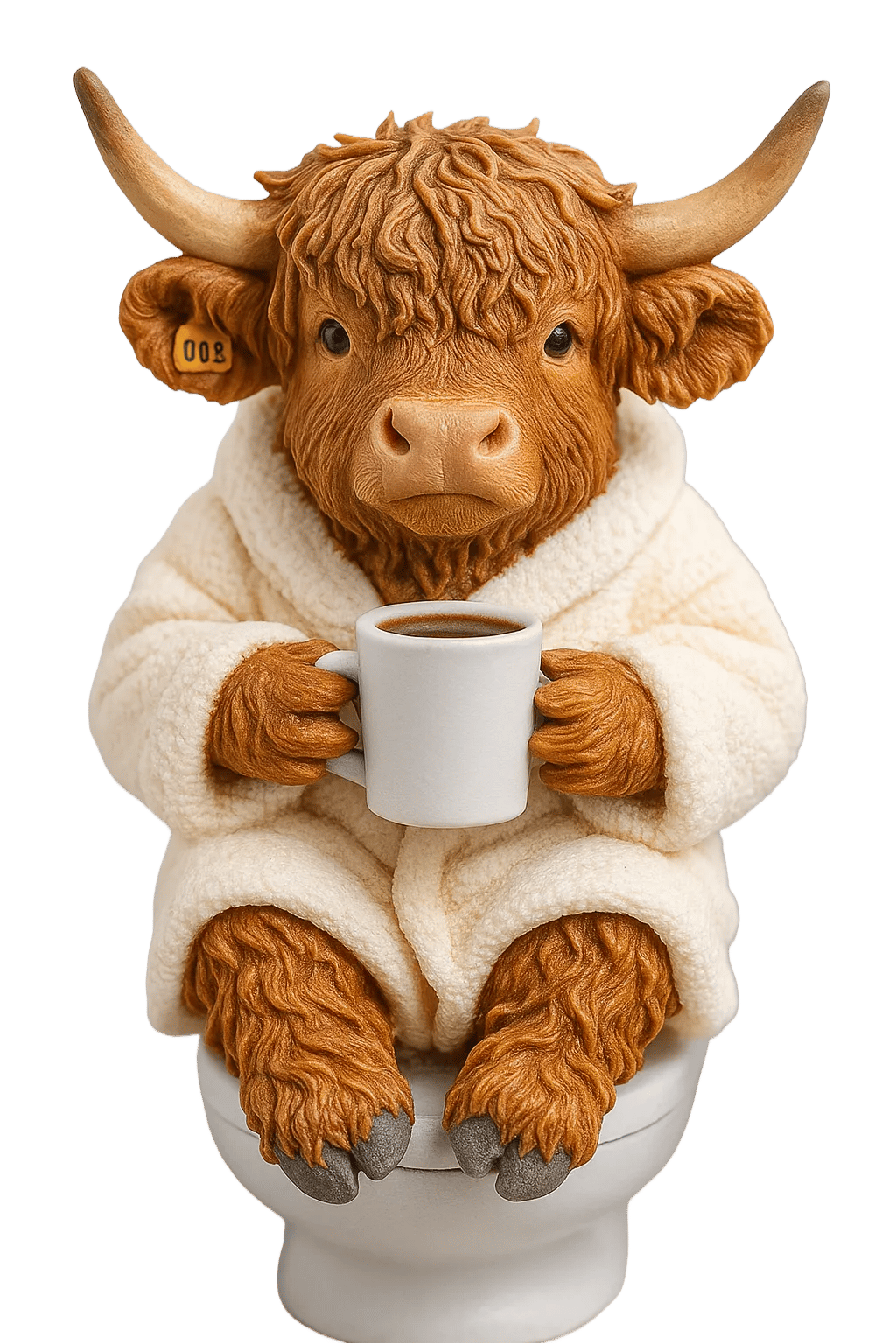 🐮Highland Cow Adventskalender 2025🎄✨ - 3D Handgjord Highland Cow Doll (24 st) - ohneen