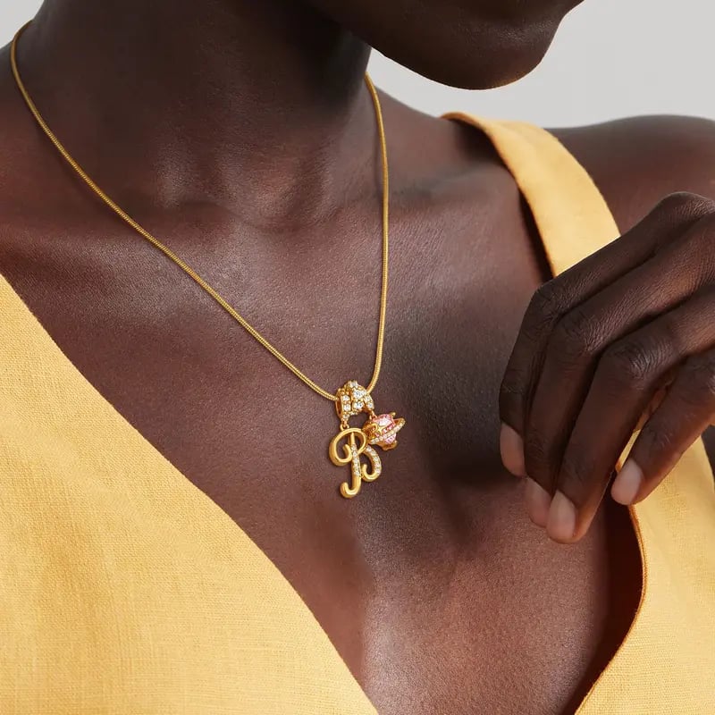 ✨Personalized Initial Necklace for Women - Custom Letter Necklace, Artistic Script