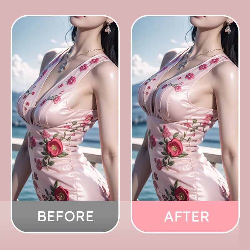 🔥Osynligt bröstklistermärke med tjocka kaninöron - ohneen