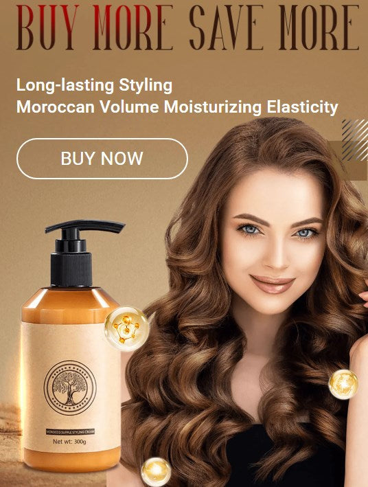 🔥Långvarig Styling, Marockansk Volym, Återfuktande Och Elastisk - ohneen