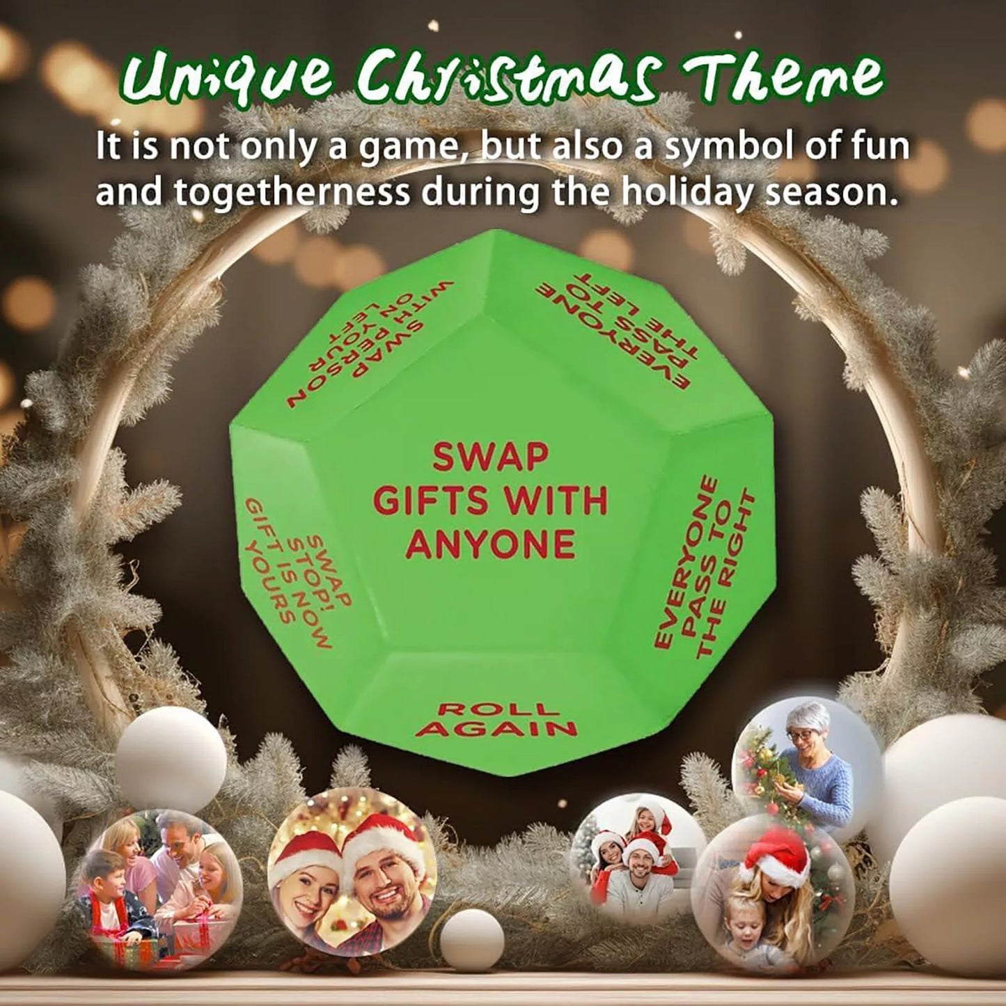 🎲 Santa Swap Gift Exchange Dice Game | Holiday Party Game for Families 🎁