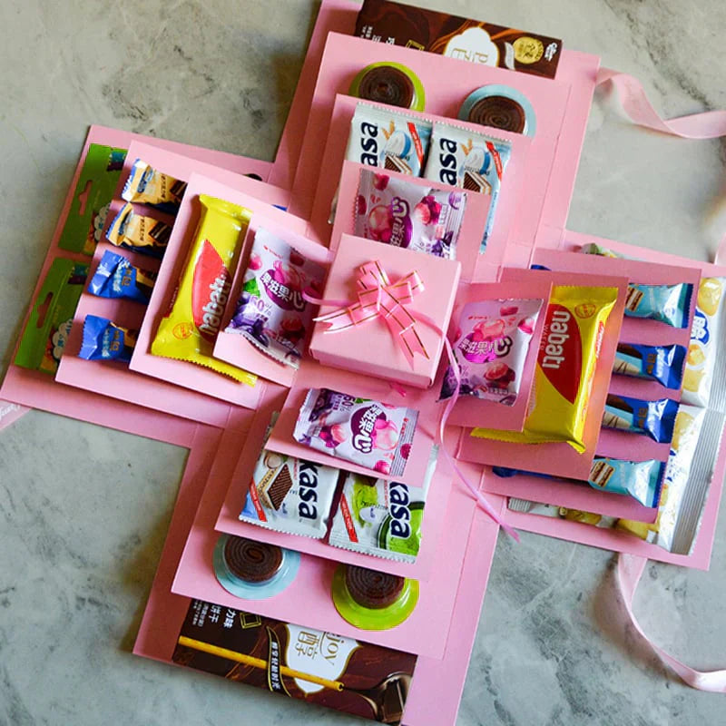 50 000+ SÅLDA! 🎁✨ Julens Perfekta Överraskning – Explosionslåda med Julstämning