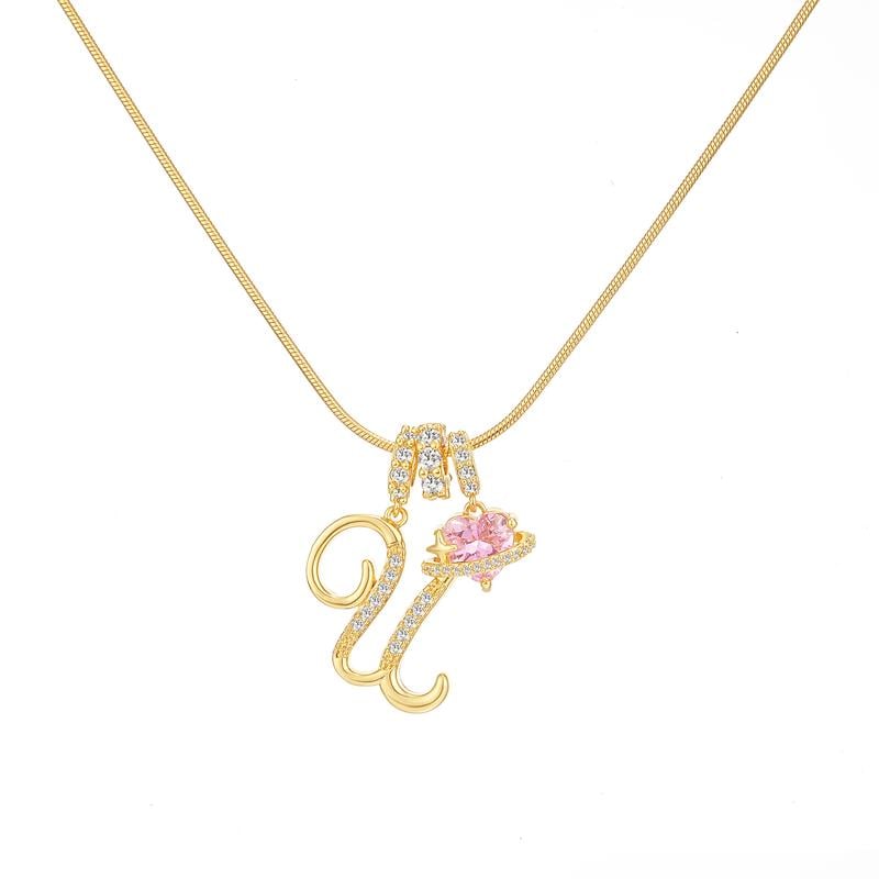 ✨Personalized Initial Necklace for Women - Custom Letter Necklace, Artistic Script