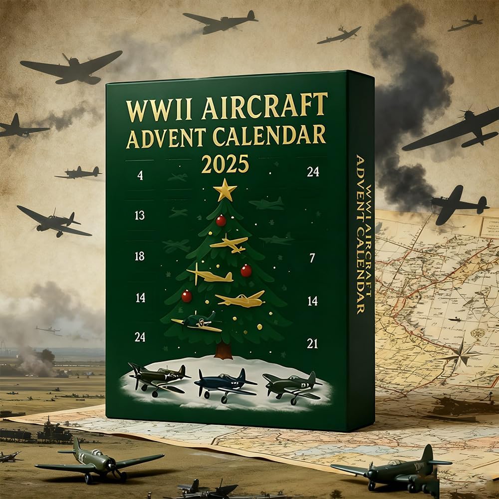 WWII Flygplansadventskalender 2025 – 24 dagar med ikoniska krigsflygplan - ohneen