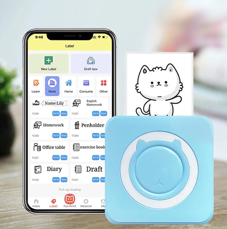 【Print 2.0】🎄❄️Miniskrivare För Fel Frågor