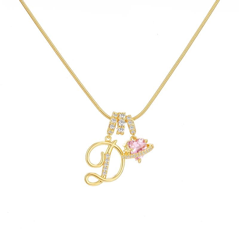 ✨Personalized Initial Necklace for Women - Custom Letter Necklace, Artistic Script